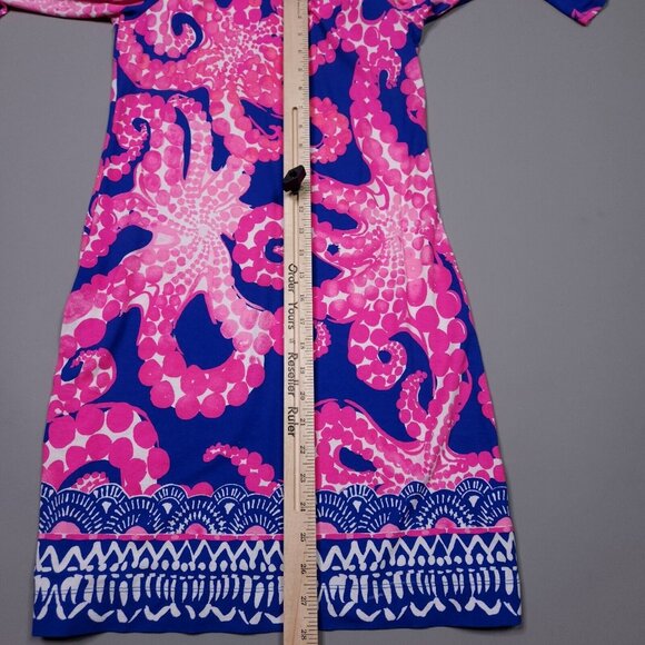 Lilly Pulitzer Laurana Dress Off The Shoulder Ocean Engineered Tentacles XS - Picture 10 of 11